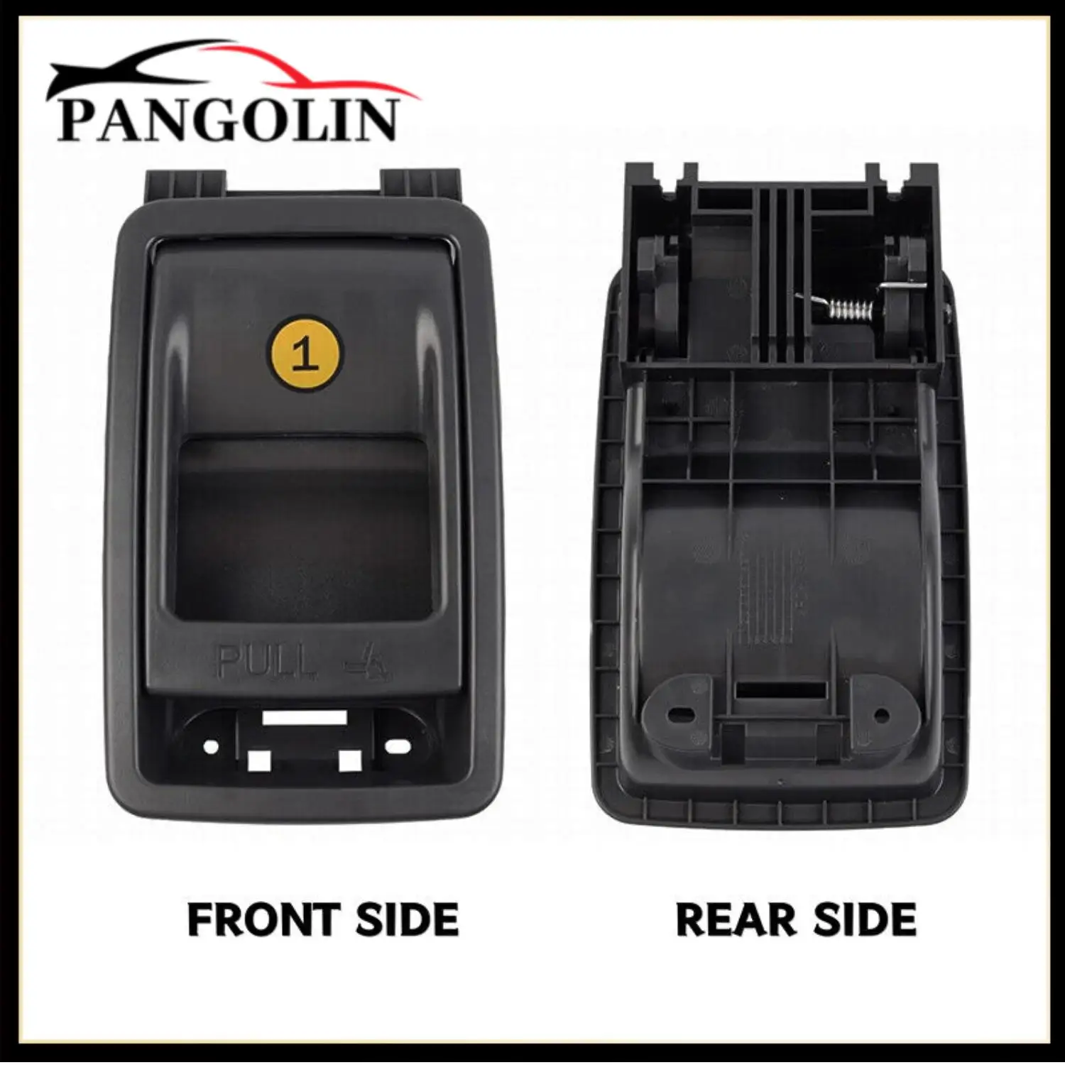 

1 шт. задняя складная защелка сиденья автомобиля, рамка для 72909-08011 7290908011 Toyota Sienna 2014-2018, черный