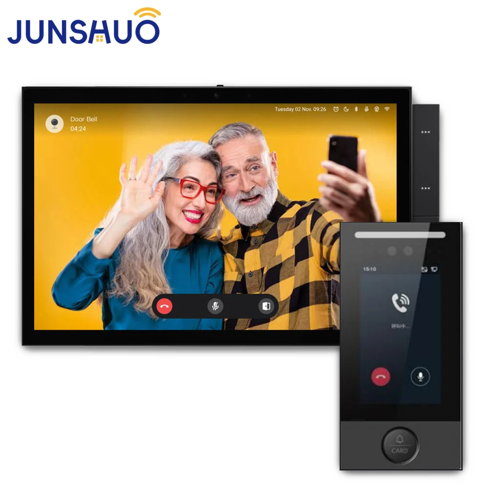 

JUNSHUO 10.1 Inch Smart Home Control Panel Tuya Zigbee Gateway Multi-Function Central Touch Screen Light Wall Switch For Home