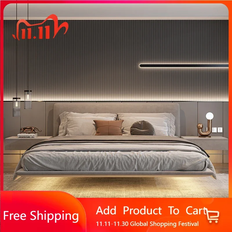 

Modern Beauty Bed Nordic Relaxing Ergonomic Design Castle European Frame Bedroom Bed Sleeping Princess Wooden Cama Furniture