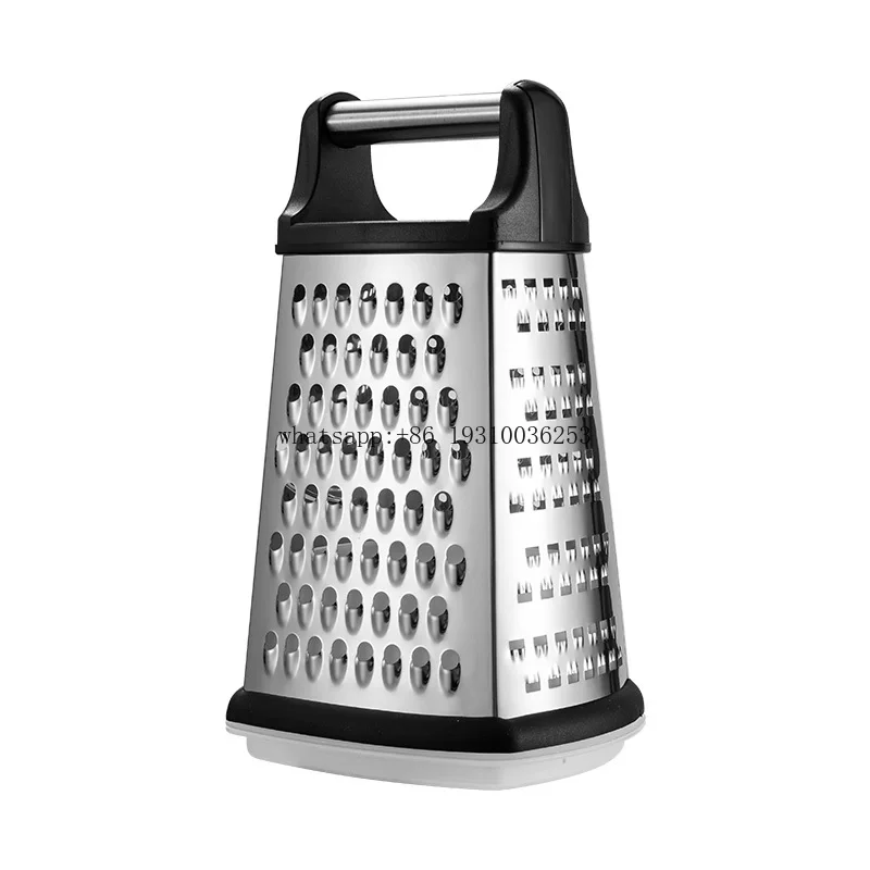 

Tower-Shaped Four-Side Box Grater Steel Multi-Purpose Vegetable Cutter Kitchen Accessories For Potato & Cheese Grating