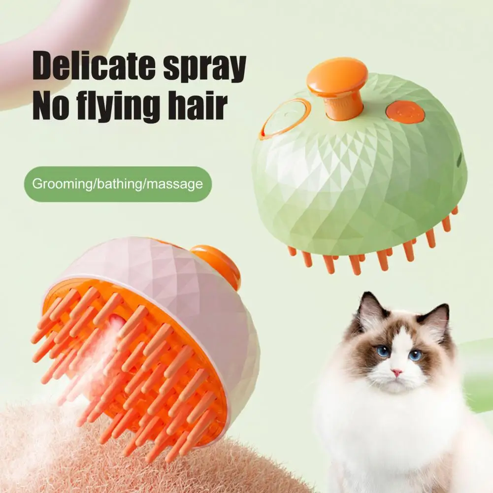 Cat Steam Brush，Steamy Pet Brush，with Water Tank，Pet Hair Comb Grooming Spray Brush，for Cats And Dogs，Dog Supplies