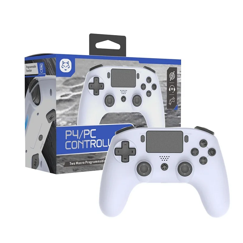 Private Model Ps4pc Wireless Controller Button Programmable Dual Vibration Motor Ps Game Console Computer Wireless Controller