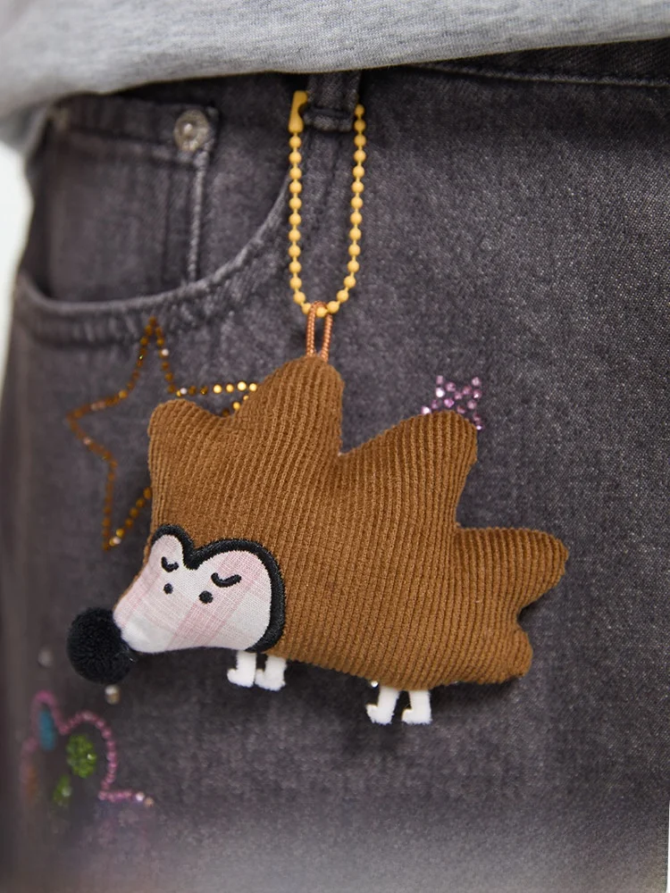TIPSEVEN Original Design Cute Fun Embroidered Cartoon Keychain Mosquito Repellent Bag Pendant Accessory Summer 2025 China