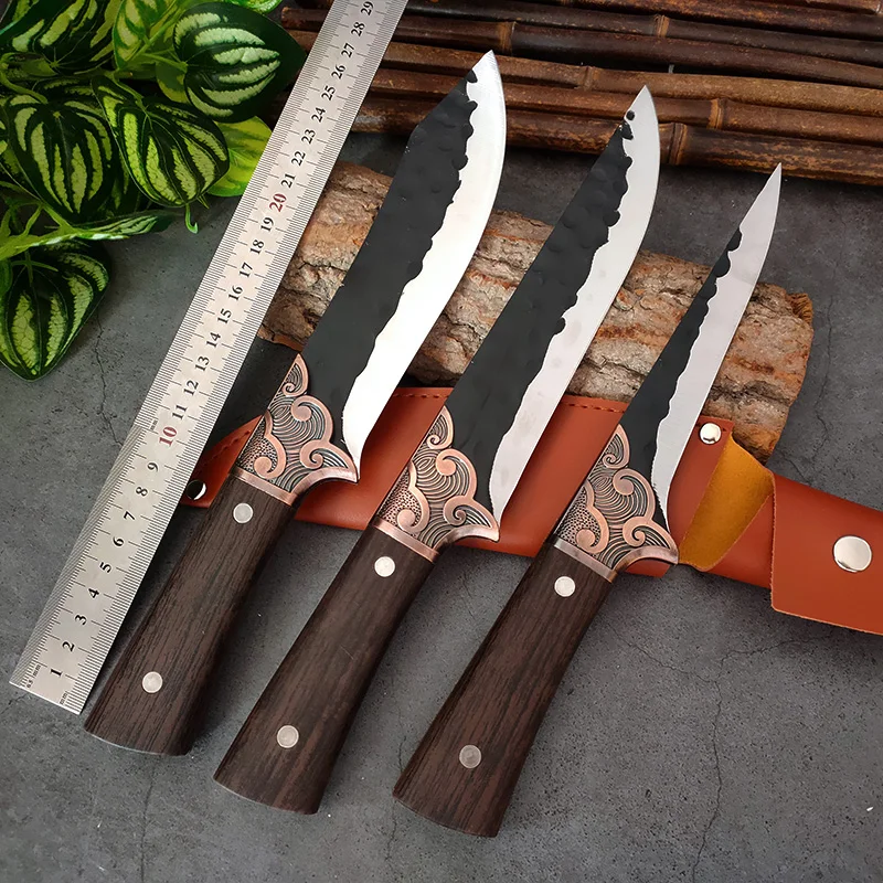 

Handmade Forged Boning Knife Stainless Steel Meat Cleaver Butcher Knife Bone Fish Fruit Vegetables Kitchen Accessories