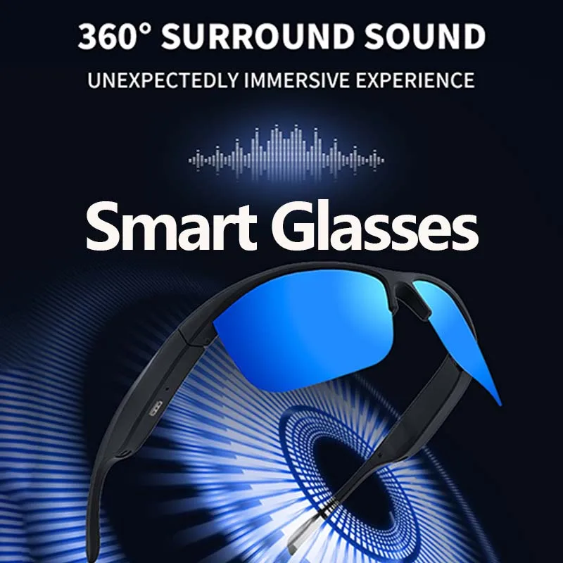 

Модные градиентные умные очки с искусственным интеллектом, переводчик, голосовой помощник для прослушивания песен, солнцезащитные очки с искусственным интеллектом, НОВЫЕ