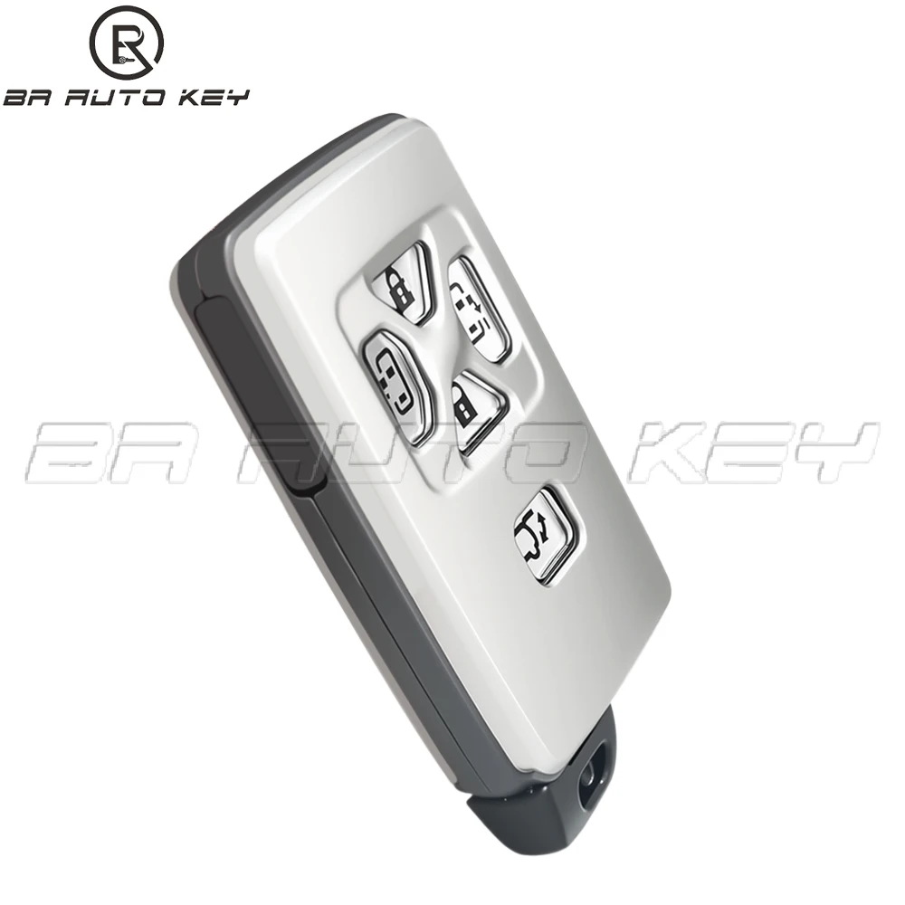 5 przycisków Keyless Go inteligentny pilot z kluczykiem samochodowym dla Toyota VELLFIRE PREVIA Alphard Remote 2008-2014 433.92MHz ID71 Chip