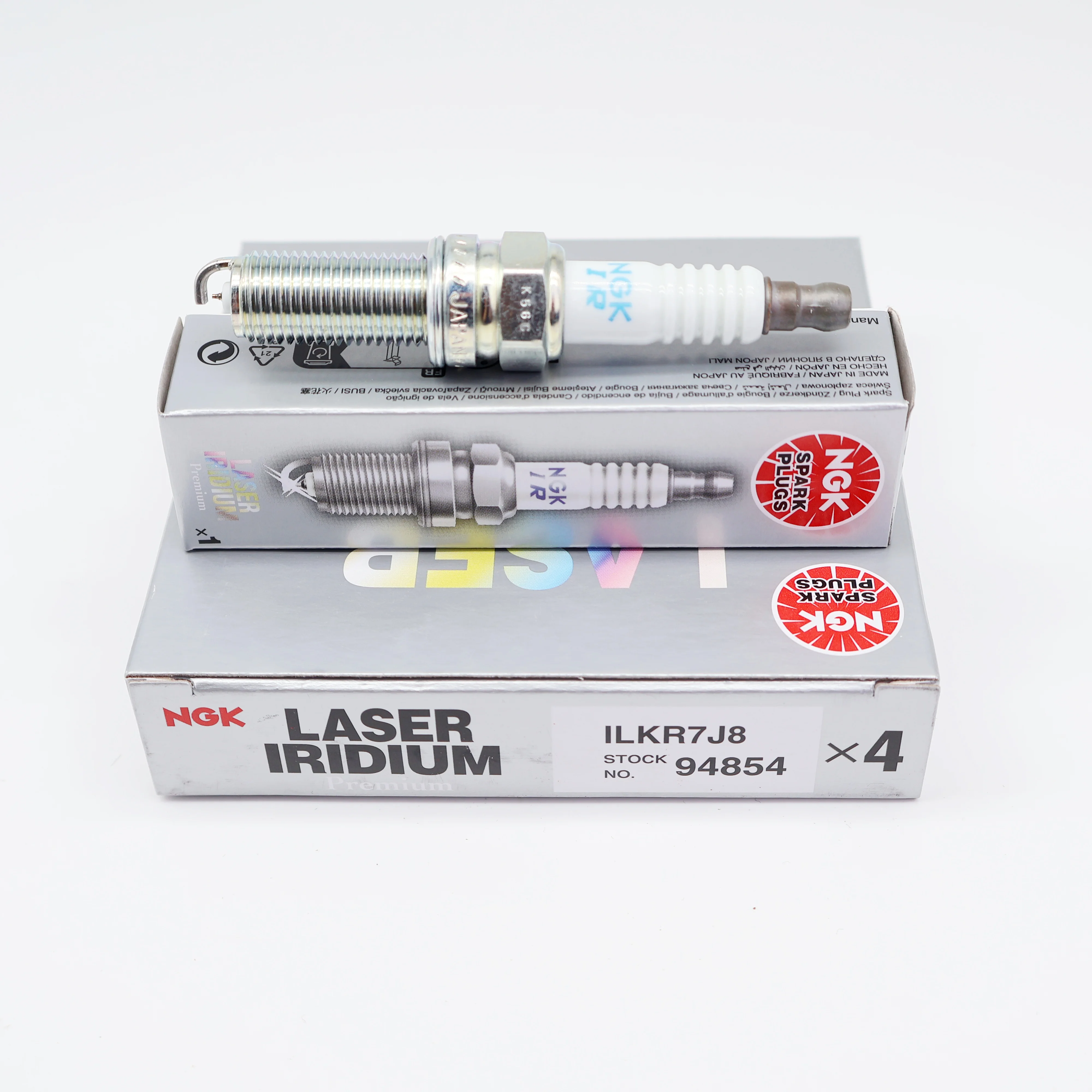 NGK Iridium Platinum Spark Plug ILKR7J8 94854 Original Genuine Product for Kia Hyundai OEM:0041591803