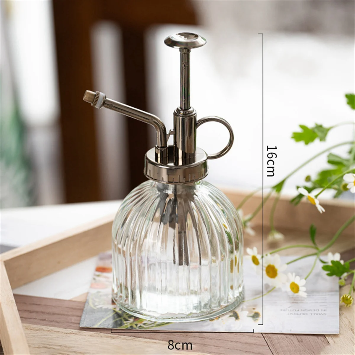 Plant Flower Watering Pot Spray Bottle Antique Glass Watering Can Plant Watering Kettle Garden Water Sprinker Garden C