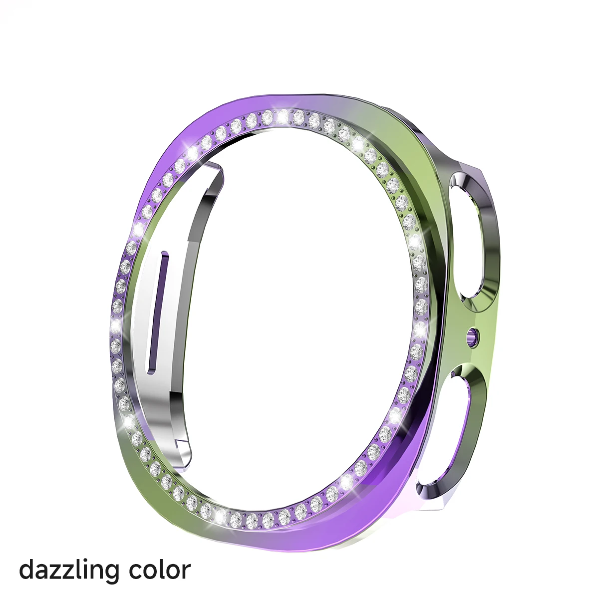 Diamant-Uhrengehäuse für Samsung Galaxy Watch 9/8 40 mm 44 mm, Zubehör ohne gehärtetes Glas, modische Schutzhülle für Damen – Detail 8