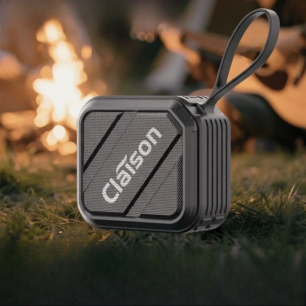 Hanging Strap Mini Bluetooth Speaker Large Volume Stereo Heavy Bass Support TF FM Multi Function Portable Desktop Travel Holiday