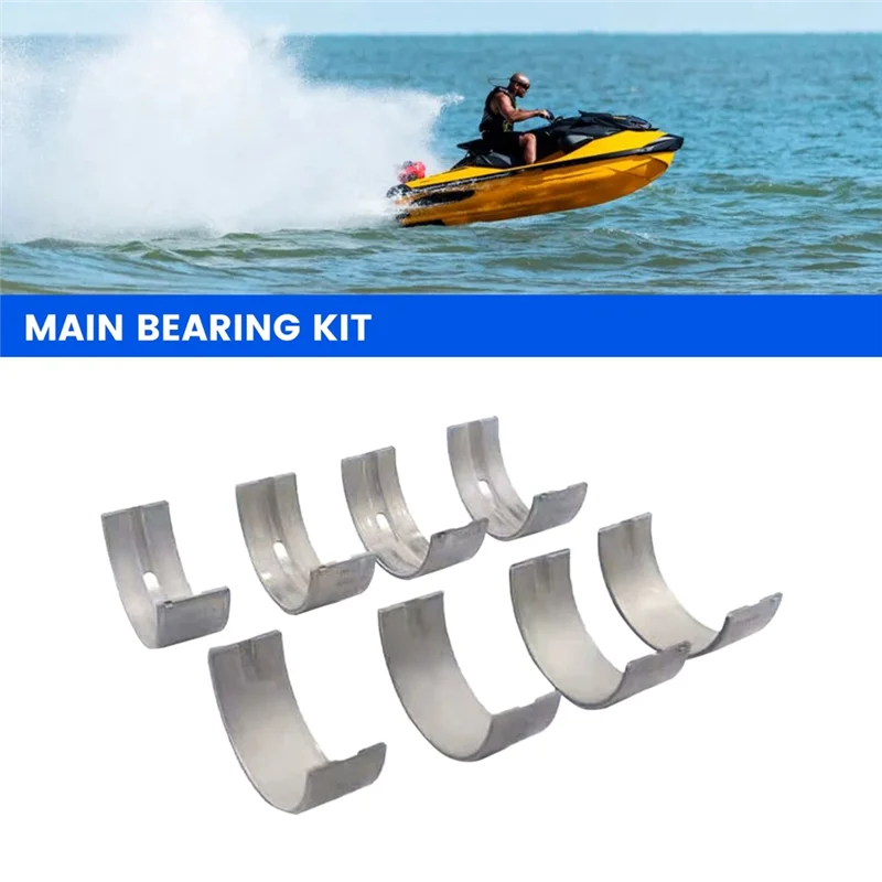 A44F-8Pcs لـ Jetski SEADOO 4 TEC GTX, GTI RXP RXT Sea Doo Gti 130 155 185 215 155 260 مجموعة المحمل الرئيسي 1503 420933456 #2