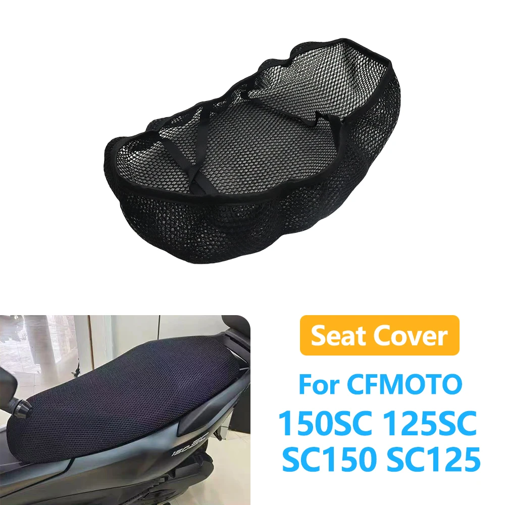 

For CFMOTO 150SC 125SC SC150 SC125 Motorcycle Accessories Mesh Breathable Seat Cushion Saddle Non-Slip Protection Seat Cover