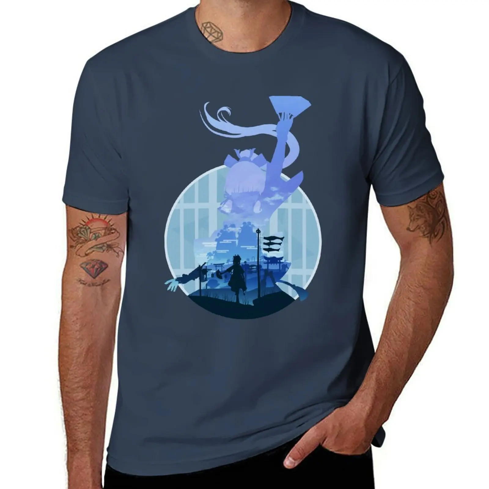 

Футболка Ayaka Ascended Vision, мужская роскошная футболка, мужская хлопковая футболка