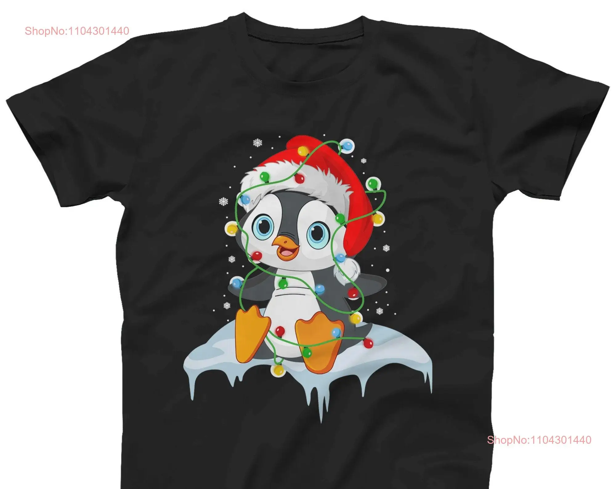 Christmas Cute PenguinFor And T Shirt S 5XL Penguin Lovers Festive long or short sleeves