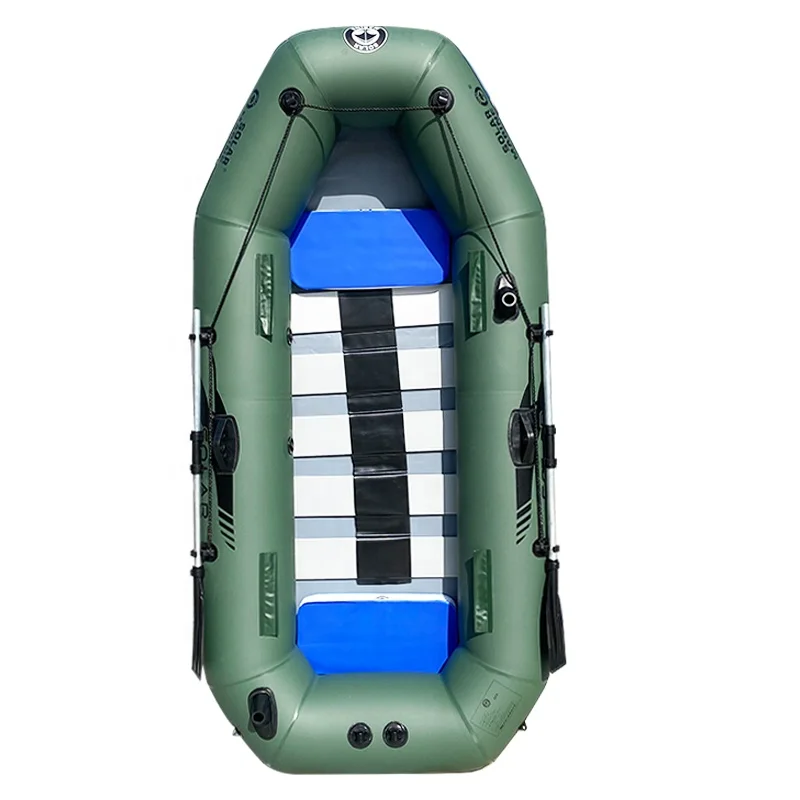Glue  Process Rowing Boat Fishing Kayak Inflatable Rubber Canoe for 2 Persons Manufacturer of Solar Marine Quality Assuranceprom