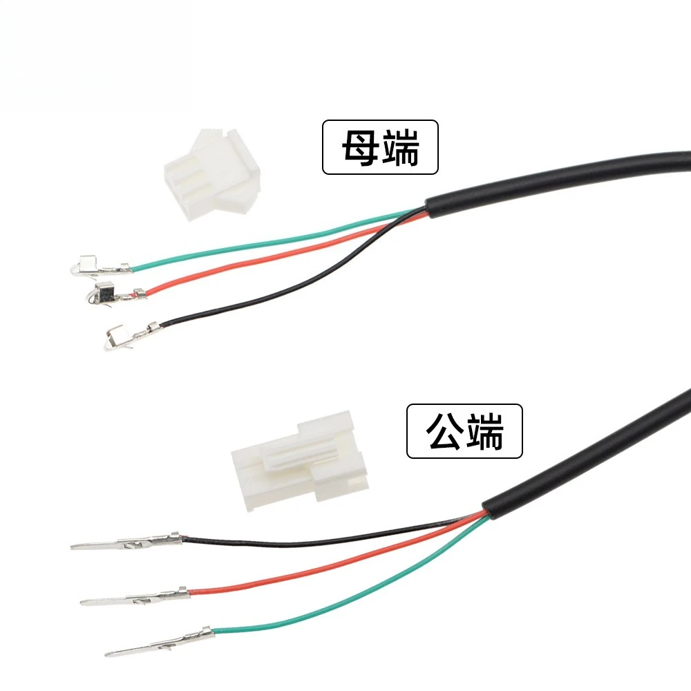 E Bike Scooter Right Push Throttle Grip Speed Switch Male Female Terminal Controller Fitting