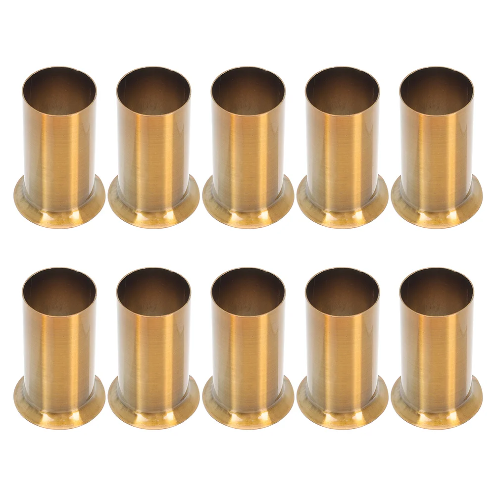 

Crystal Chandelier Flanging Sleeves 10 Pcs Candelabra Base Covers Lighting Parts Home Decoration Iron Material Simple
