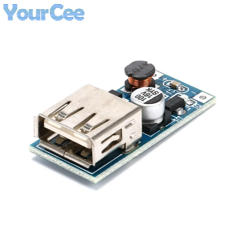 5pcs DC-DC USB Booster Board XC6382 Converter Step Up Boost Module 0.9-5V to 5V 600MA USB Charger Board For MP3 MP4 Camera