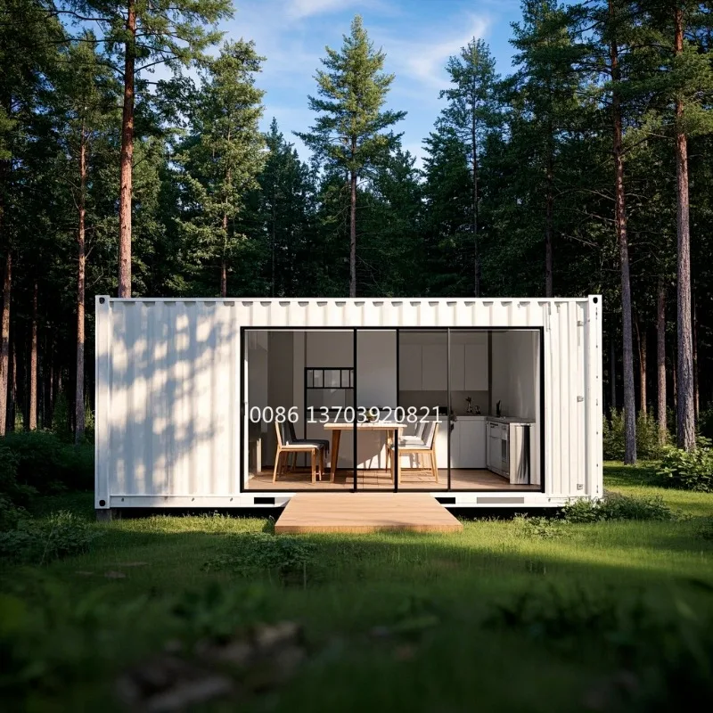 Container House 3 Bed Rooms Office Container 20 ft 3 Bedroom Container Home Mobile Home Trailer Folding House