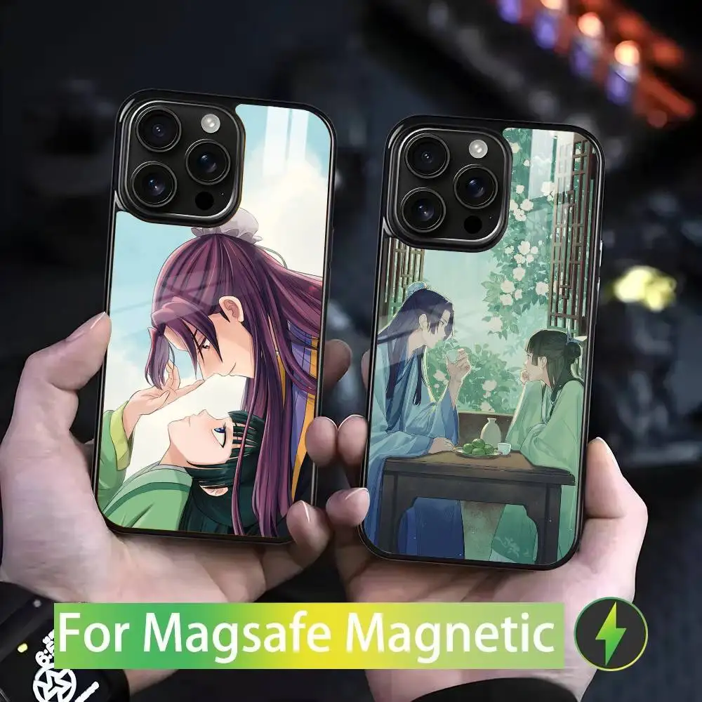 

The A-Apothecary Diaries Phone Case For IPhone 17 16 15 14 13 12 11 Pro Max Plus Mini Magsafe Mirror Wireless Magnetic Cover