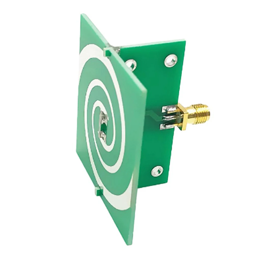 Circular polarized antenna for radio transmission and reception 2 4GHz 5 8GHz with 50 ohm impedance and easy installation design