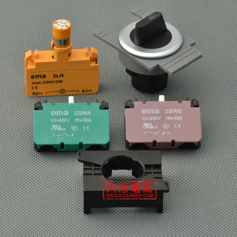 [SA] مفتاح محدد مضيء E3S3K/4K/5K *.I مقبض 3 ملفات إعادة ضبط ذاتي/قفل تلقائي 6/12 / 24 فولت AC110V/220V--10 قطعة