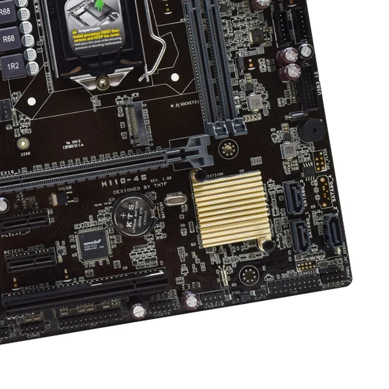 تستخدم لإبرة Tsinghua Tongfang H110-4S H110M-TS Q270-S-P 1151 مع منفذ COM M.2 اللوحة الرئيسية