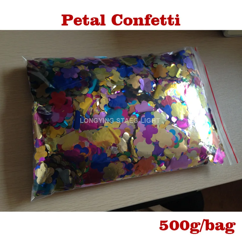 500g Heart Star Colorful Stage Effect Machine Confetti Paper for Confetti Machine DMX Effect Machine DJ Party Stage Show