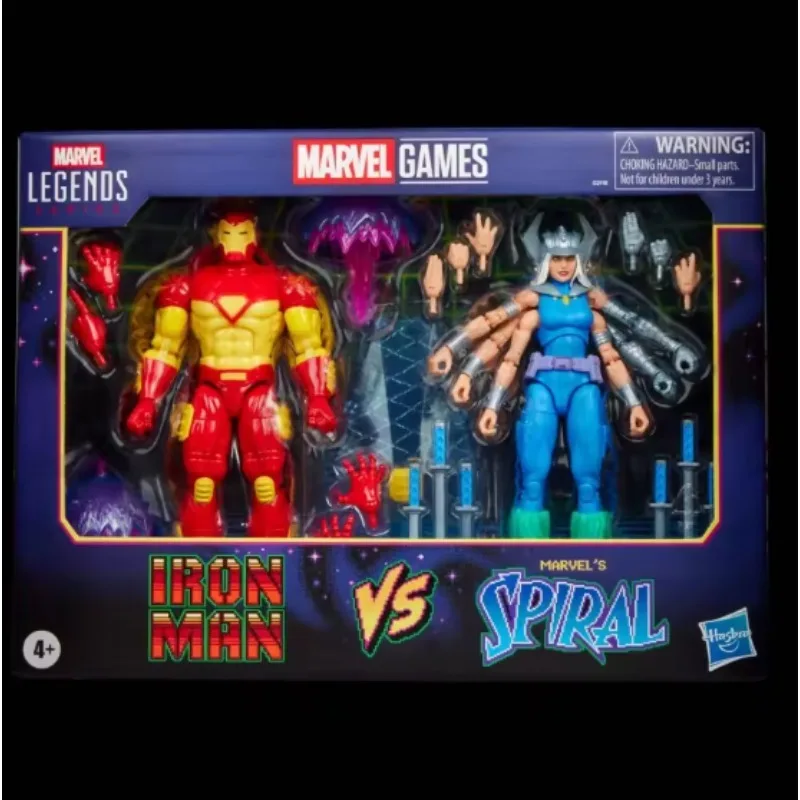 [IN STOCK SOON] Marvel Legendary Video Game Iron Man & Spiral Girl Action Figures Boy's Collectible Transformation Toy