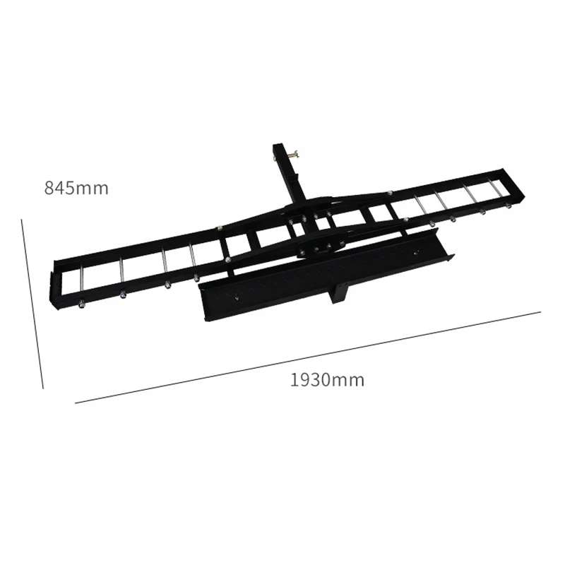 Universal Car Mounted Motorcycle Frame SUV Towing Frame Luggage Rack Rear Carbon Steel Frame Anti Wobble Anti Tilt Max Load 200