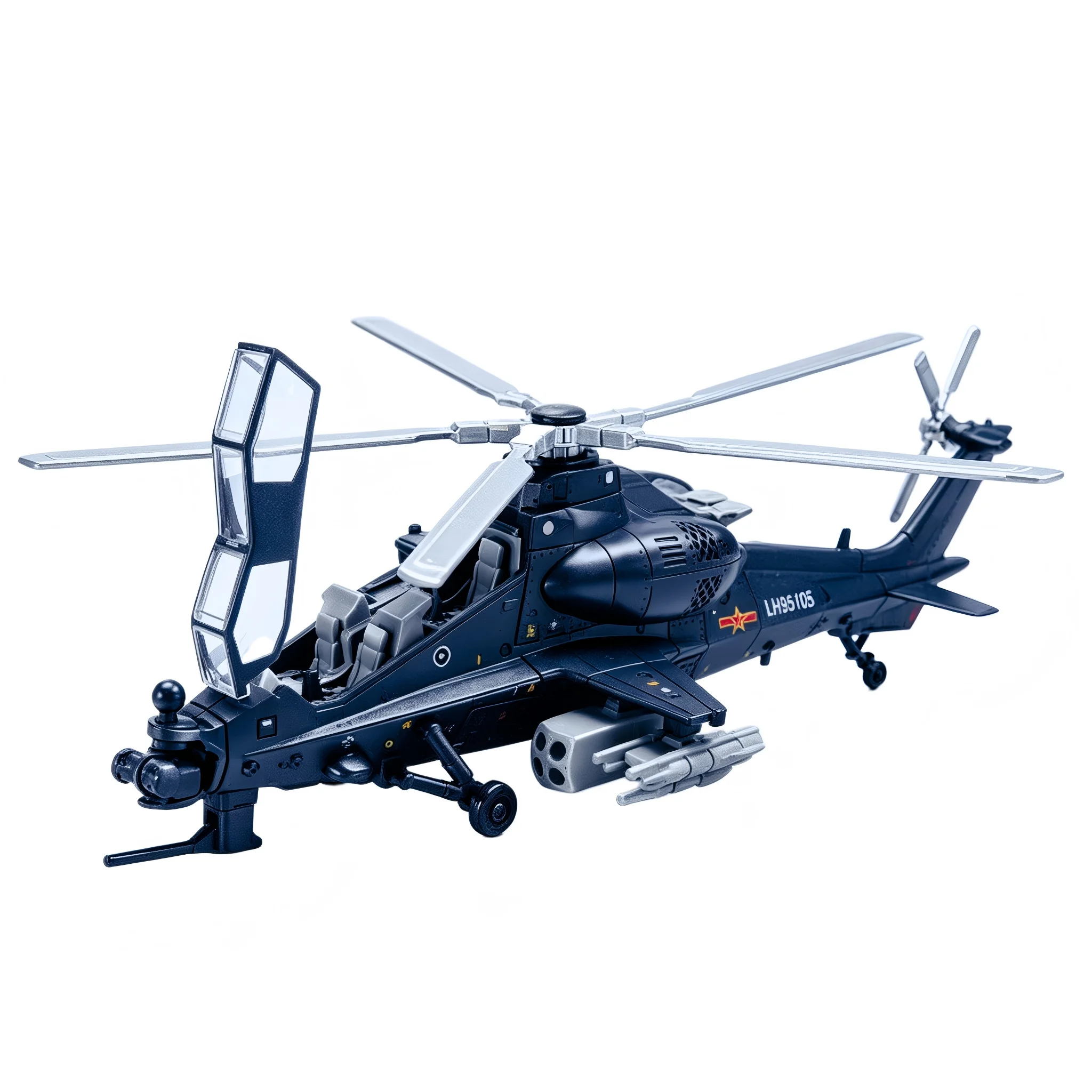 1:72 Z-10 Attack Helicopter Plastic Military Helicopter Model Collectible Desktop Ornament Gift For Military Fans