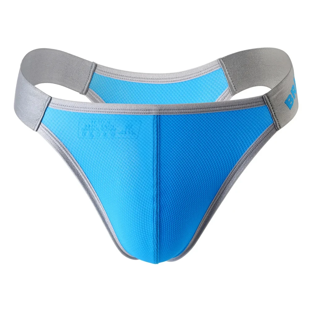 Brave Person Men's Sexy Bikini Underwear Breathable Fashion Briefs Thongs Underpants for Young Adults
