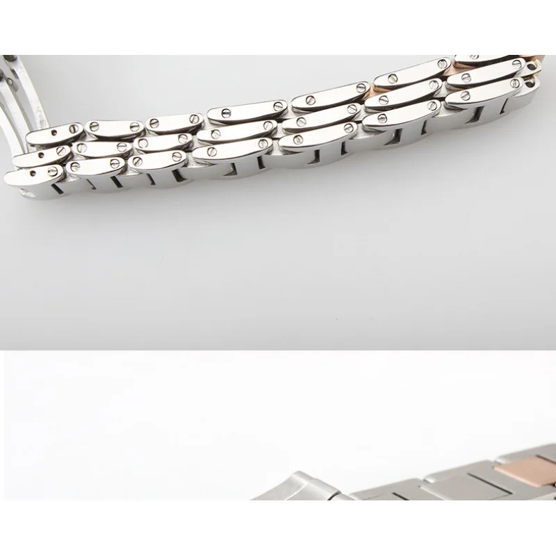 14-8mm 16-8mm 18-11mm 20-12mm 22-14mm Konvex Damen Herren Edelstahl Armband für Cartier Blue Balloon Uhrenarmband