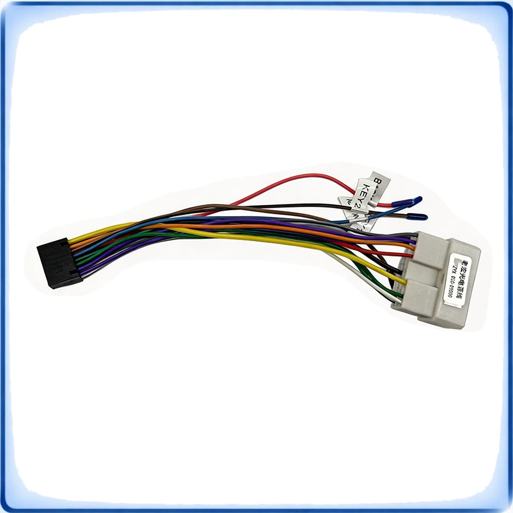 Car Radio Wiring Harness Adapter for Chevrolet Spark 2011-2014 Wuling Hongguang Android Head Unit Stereo Cable