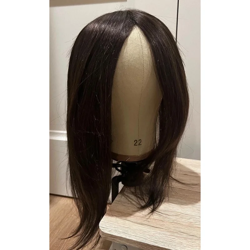 Hair New Fashion Women's Hairstyle Dark Brown Straight Wigs 14 Inch