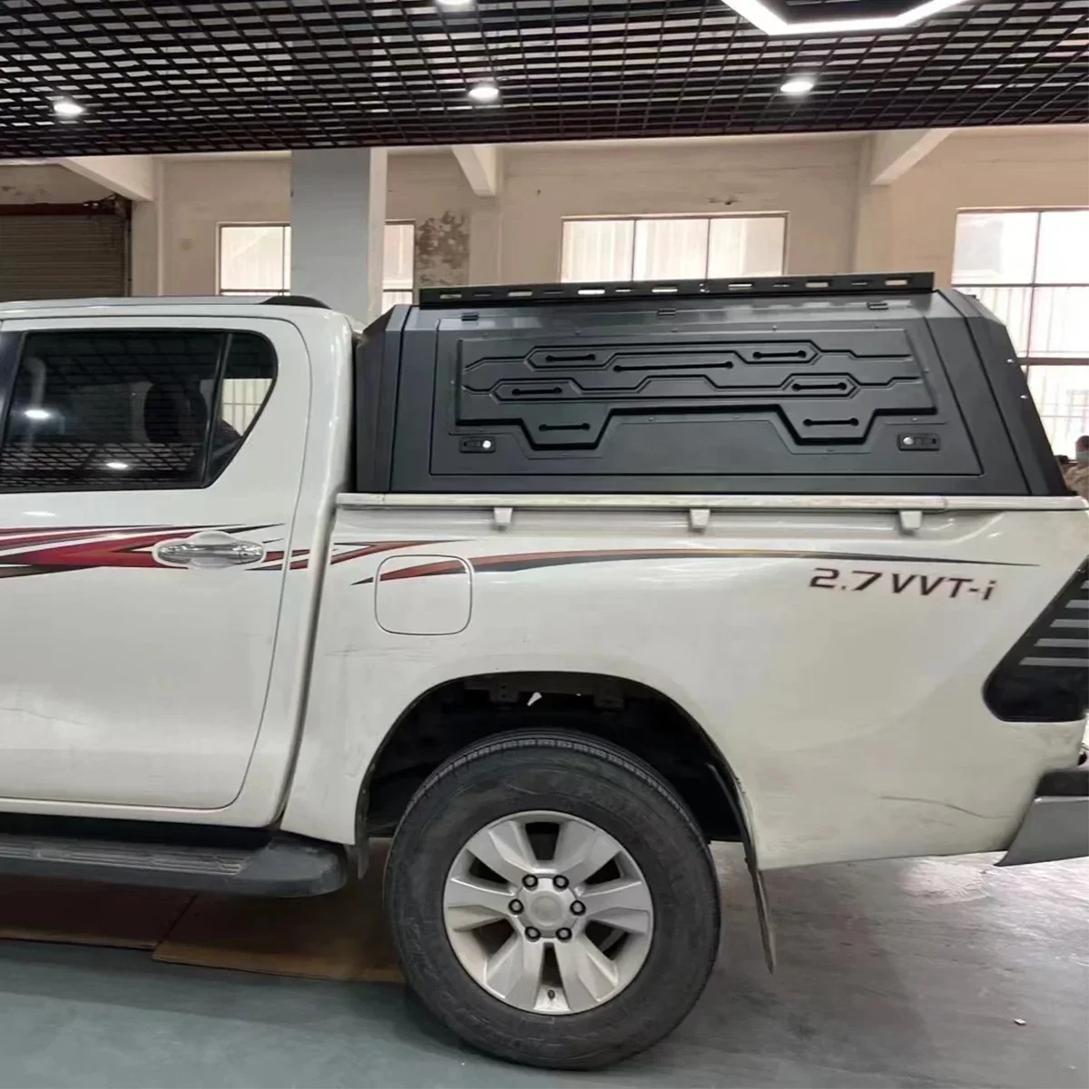 Pickup canopy for hilux waterproof bed window  with 3 doors hardtop topper camper   revo rocco 2016-2024