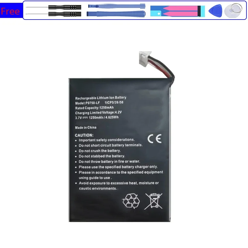 Digital Battery for EVE For Ingenico Link 2500 Both versions are common P0750-LF 1250mAh