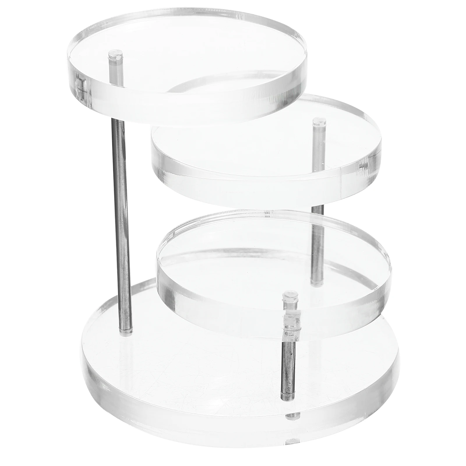 

Acrylic Display Stand Clear Storage Rack for Figurines Jewelry Ornament Holder Transparent Trinket Retail Shop Decorative