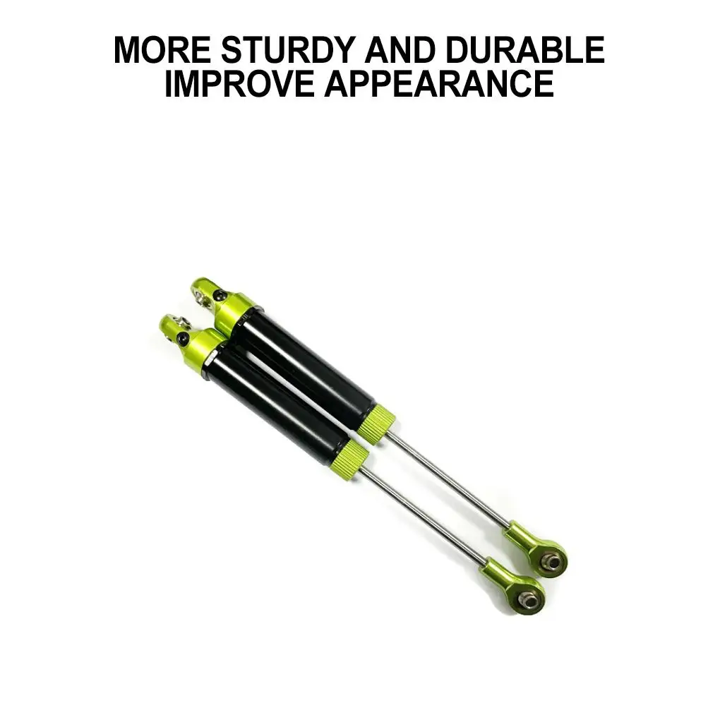 RCGOFOLLOW 2pcs Aluminum Alloy Wear-resistant Front Rear Shock Absorber For 1/10 Rc Front Rear Shock Absorber LOSI Baja
