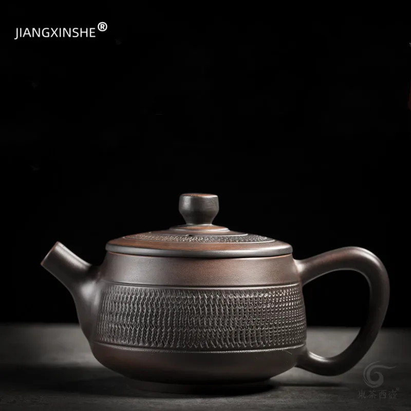 Jianshui Purple Pottery Pot Ceramic Kung Fu Teapot Tea Kettle Handmade Teapot Tea Maker Tea Set Small Teapot  Teawater Sets