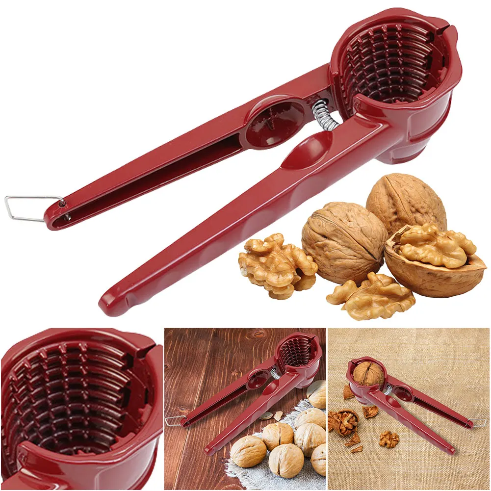 

Nut Crackers with Non-Slip Handle Heavy Duty Walnut Cracker Nutcracker Tools Nutcracker Pecan Walnut Plier Clip Tool Opener Tool