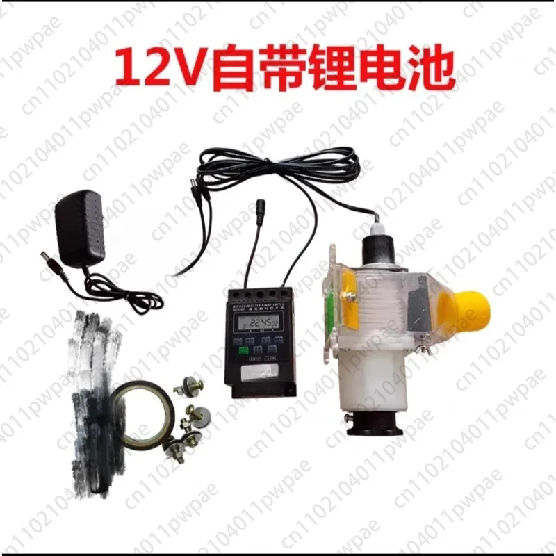 Alimentador para mascotas, alimentador para pollos, alimentación temporizada completamente automática, alimentador de corriente directa de 12V, Control remoto