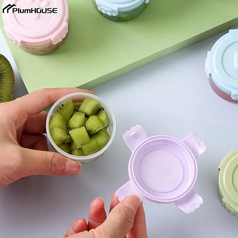 Mini Condiment Squeeze Bottle Dispenser Box Salad Dressing Tomato Sauce Jar Ketchup Container Plastic Portable Lunch Bento Box
