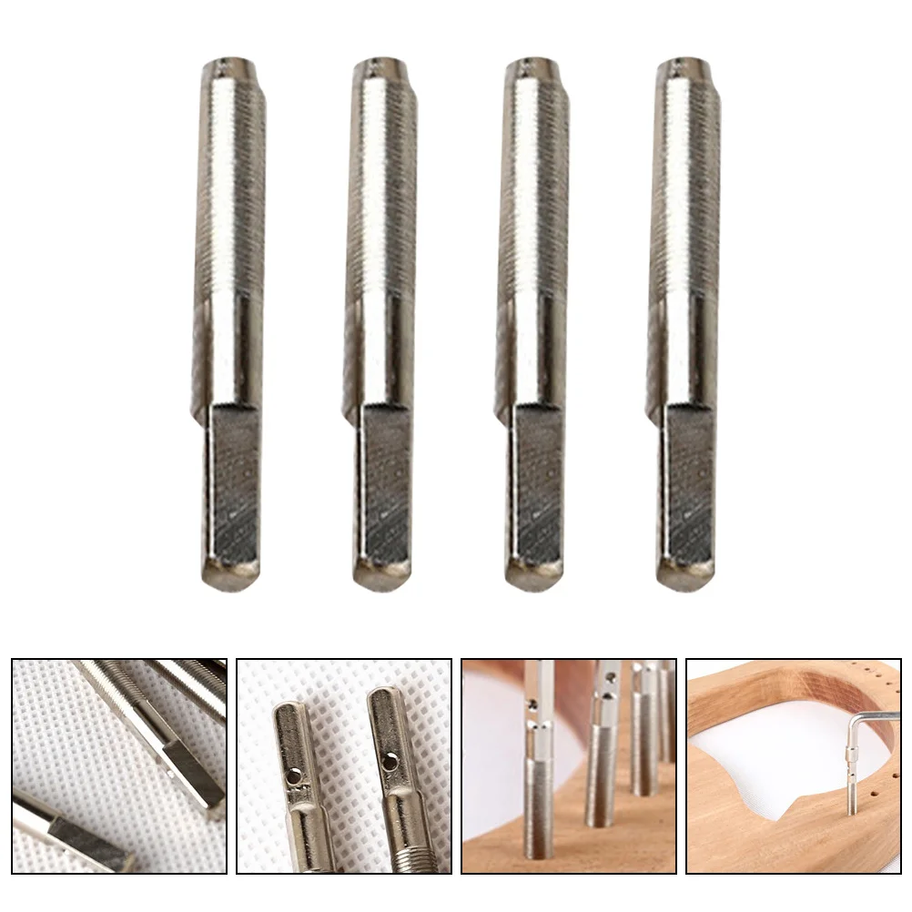 

4 Pcs Pegs Accessories for Lyre Harp Replacement Part Tuning Button Gear Pin Nail Accessory