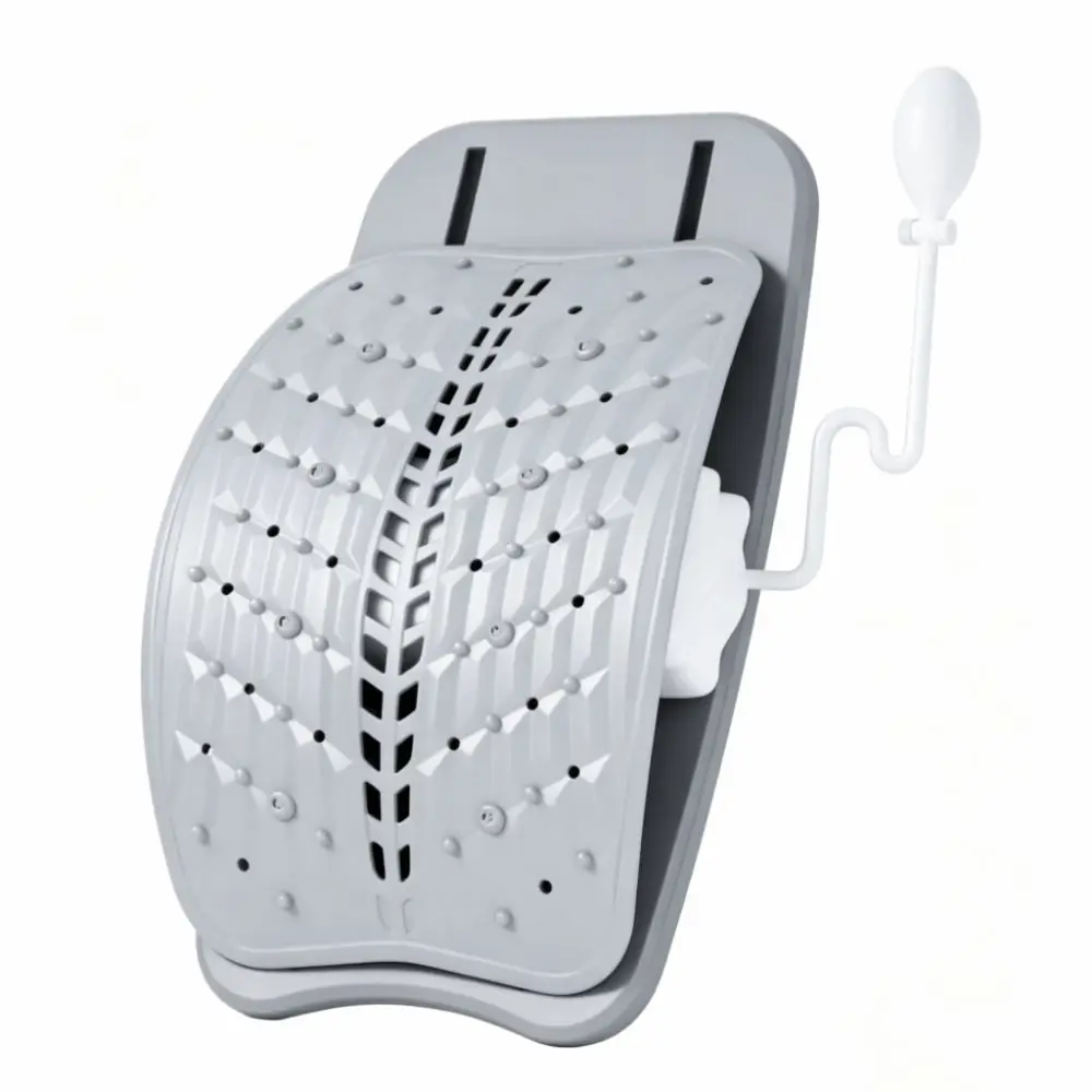 Adjustable Lumbar Traction Device Portable Inflatable Back Stretcher Load Capacity Manual Wired Waist Reliever