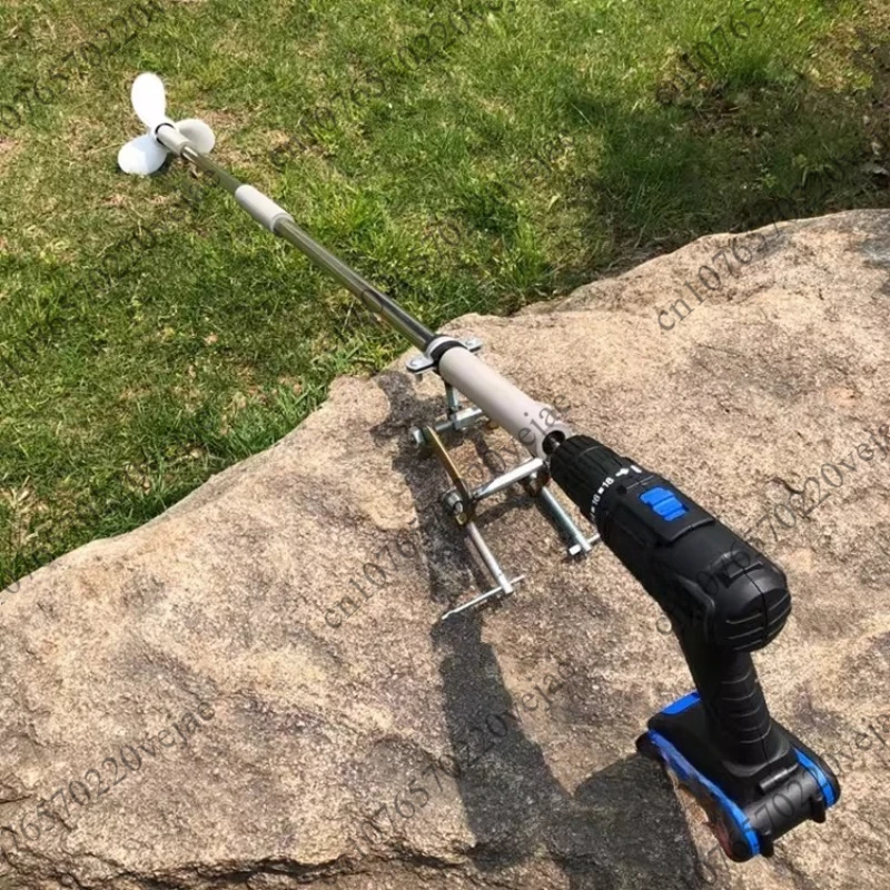 Außenbordmotor mit Lithium-Batterie, Handpropeller für Schlauchboote, Elektrischer Bootsantrieb