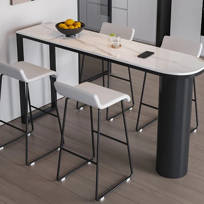 Рисунок 4 - Узкие квадратные белые барные столы