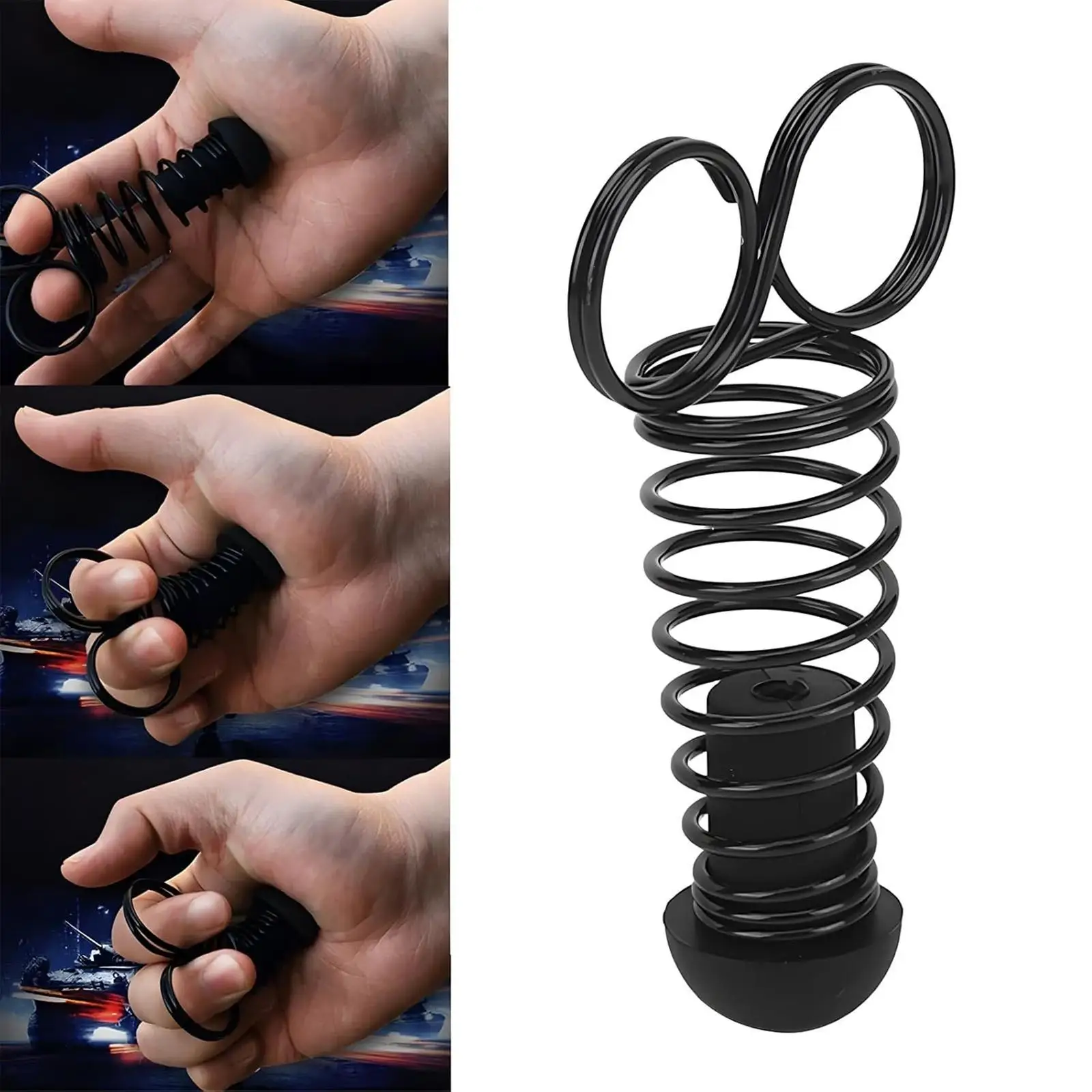 Finger Exerciser Hand Grip Strengthener Spring Loaded Sturdy Hand Finger Strengthener for Fitness Beginners Home Equipment