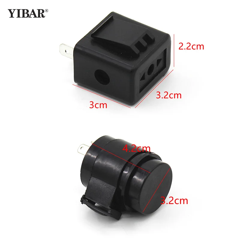 

【YIBAR】Реле мигалки, указатель поворота постоянного тока 12 В, 48 В, 60 В, 2 контакта, зуммер, звуковой сигнал, реле мигалки, индикатор мигалки, указатели поворота