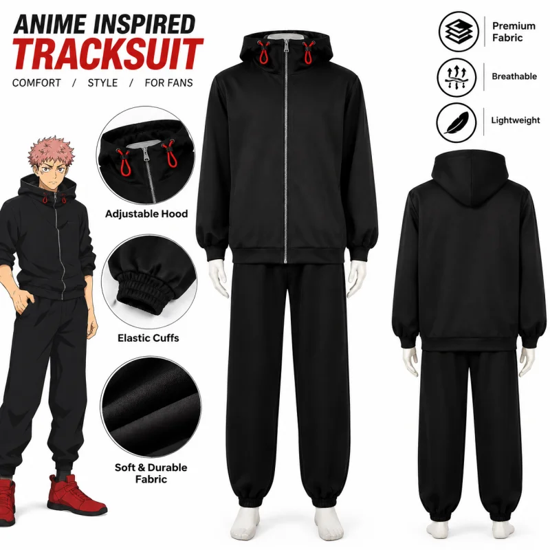 Jujutsu Kaisen Uniform - Jujutsu Kaisen Yuji Itadori Cosplay Costume